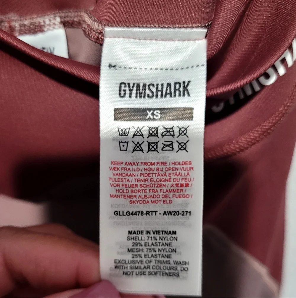 Gymshark Euphoria Leggings Rose Taupe XS High Rise Seamless NWT - Picture 7 of 11